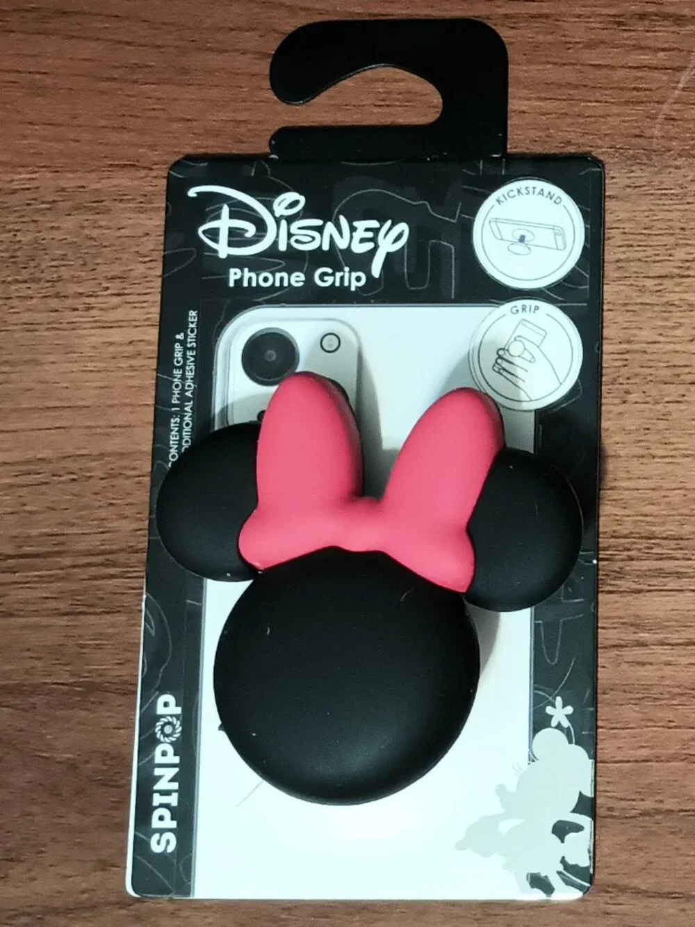 NWT & HTF ~ Disney's Minnie Mouse Phone Grip by Spinpop
